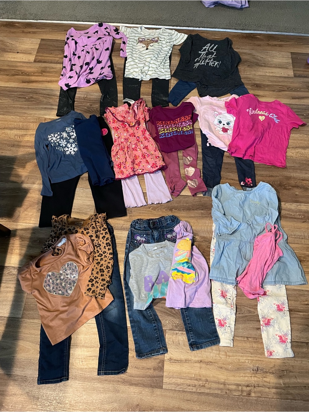55 Piece 5T Girls Mixed Clothing Lot